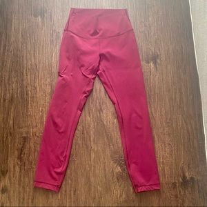 Lululemon Pink Leggings - 25”